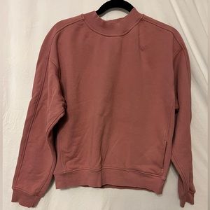 Lululemon Women’s Pink Sweatshirt with Pocket size 6